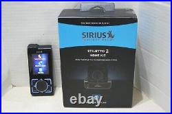 Used Sirius Stiletto 2 Satellite Radio with HOME KIT In Original Box