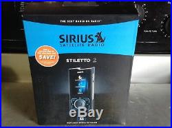 Used n box STILETTO 2 SL2PK1 portable kit SL2 SL 2 sirius xm radio CALL read