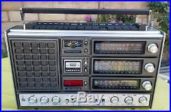 Vintage Grundig Satellit 3000 Prefessional World Radio FM AM SW MW Works Boombox