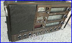Vintage Grundig Satellit 3400 Prefessional World Radio FM AM SW MW Works Boombox