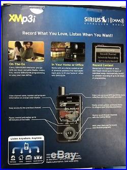 XMP3i Sirius Satellite Portable Radio & Home Kit with original box TESTED